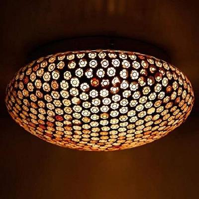 Mosaic Crafted Multi Colour Glass Ceiling Light for Home Decor