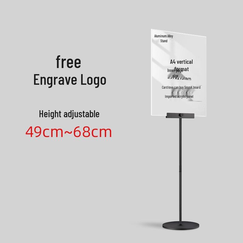 Aluminum Poster Stand for Store Promotions - Manager's Pick for New Arrivals