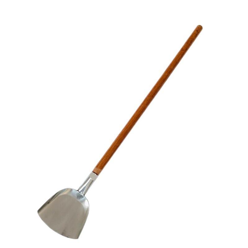 Large Canteen Stir-fry Wok Spatula with Wooden Handle