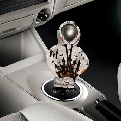 Decorazione Shifter di Halloween Protezione Decorativa di Halloween Copertura per Leva del Cambio con Cappuccio per Auto di Halloween Per Veicoli Camion Camper Auto