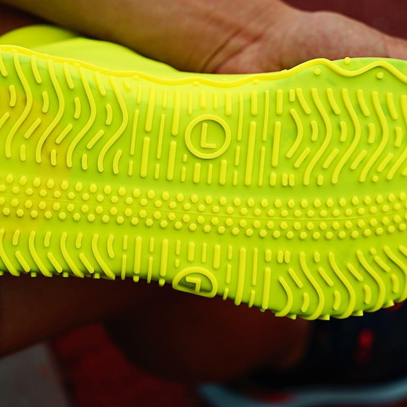 Rain Cover Silicone Thickened Non-slip Wear-resistant Outdoor Adult Protective Shoe Cover Travel Children Waterproof