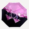 1pc Bow PrintAutomatic Open/close Folding Umbrella, Compact Portable Travel Umbrella, Perfect Birthday/Holiday, Cute Umbrella Y032