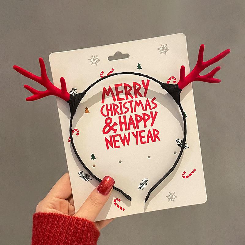 Christmas Antler Hairpin & Headband Set for Kids - Holiday Party Costume Accessories
