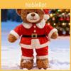 Christmas Teddy Bear Plush Toy With Santa Claus Costume Design For Holiday Decor And Gift Giving