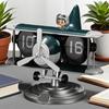 Yousheng Airplane Flip Clock Adjustable Battery Powered Silent Retro Digital Desk Clock with Auto Flip Mechanism for Home Office