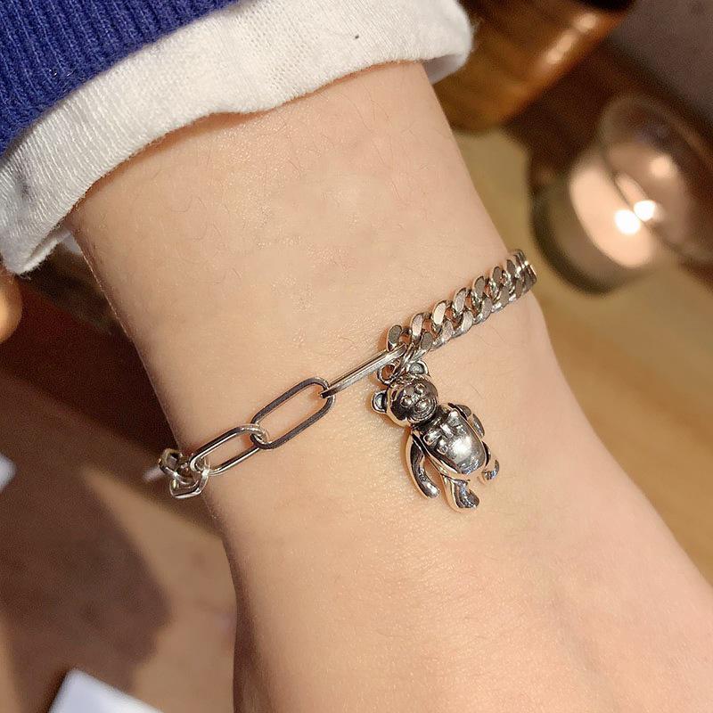 Retro Braided Open Bangle: S925 Silver Plated Unisex Bracelet - Trendy Heavy Industry Design