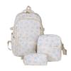 Schoolbag Small Fresh Bow Backpack Junior High School Student College Student Campus School Bag Lightweight Burden Reduction Backpack