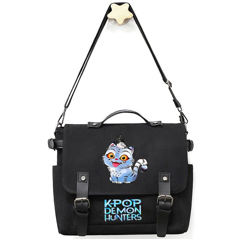 Nuova Borsa a Tracolla Borsa a Spalla Borsa a Tracolla Borsa in Tela CLE Stampata Gruppo Kpop Cacciatore di Demoni