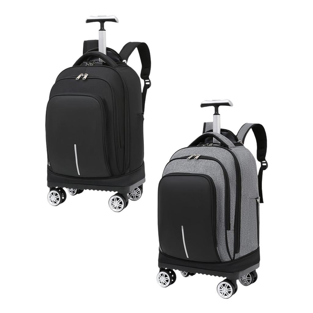 Rolling Backpack Large Capacity Wheeled for Overnight Travel Adults