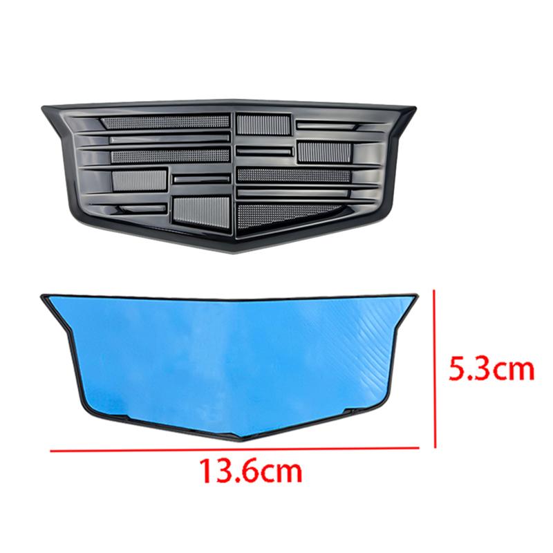 For Cadillac XT5 2016-2025 2PCS New Alloy Car Front Grille Emblem Rear Trunk Badge Stickers Decals Auto Modifiction Accessories