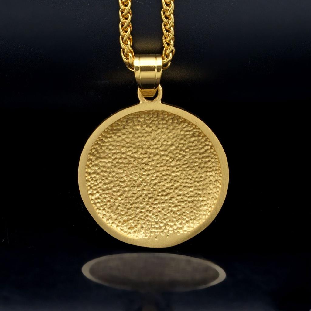 1pc Hip Hop Gold Color Last Dinner Pendant Necklace Ornament 316L Stainless Steel Pendants Party Jewelry for Men Women