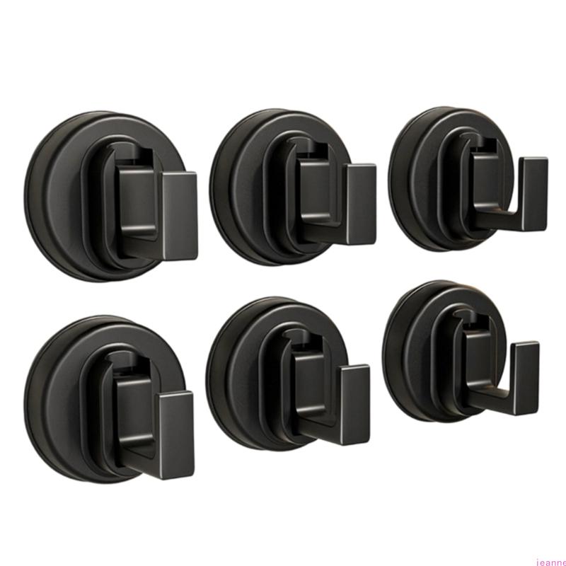 Practical Suction Cup Hook For Wall Drillless Required Space Aluminum Door Hanger Bathroom Kitchen Storage Organizers