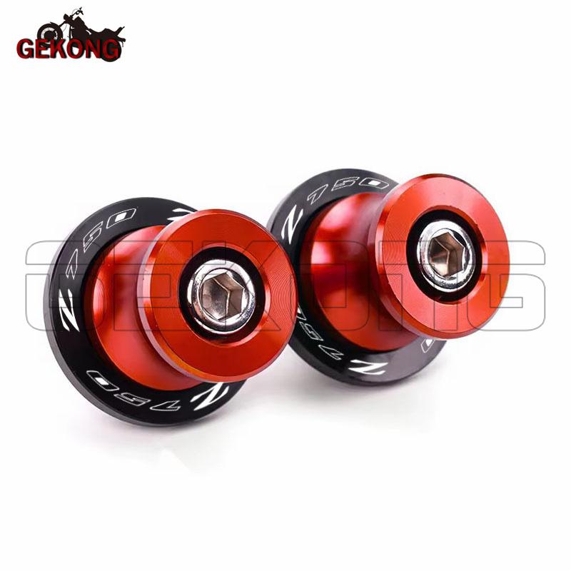 Z750 Motorcycle CNC Accessories Aluminium 10MM Bolts Swingarm Spools Slider Stand Screws Fit For Z750 Z 750 Z750S
