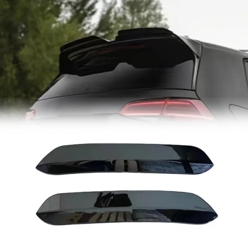 2pcs Rear Tail Modification Kits For Volkswagen Golf 7 MK7 7.5 GTI Black Glossy Roof Spoilers Car Exterior Parts