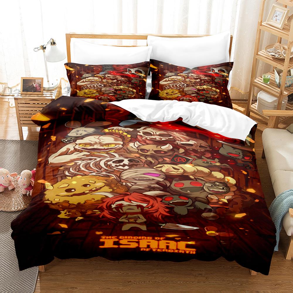 Comforter The Binding Of Isaac Bedding Set Single Twin Full Queen King Size Bed Set Aldult Kid Bedroom Duvet Sets 3D Print Kawaii
