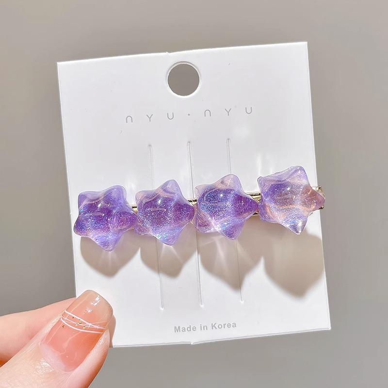 Pink Dopamine Hair Clip: Y2K Seamless Round Hairpin - Cute Small Side Clip for Women’s Bangs