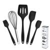 Silicone 5-Piece Baking Set: Spatula, Oil Brush, Whisk, High-Temperature Resistant Tools