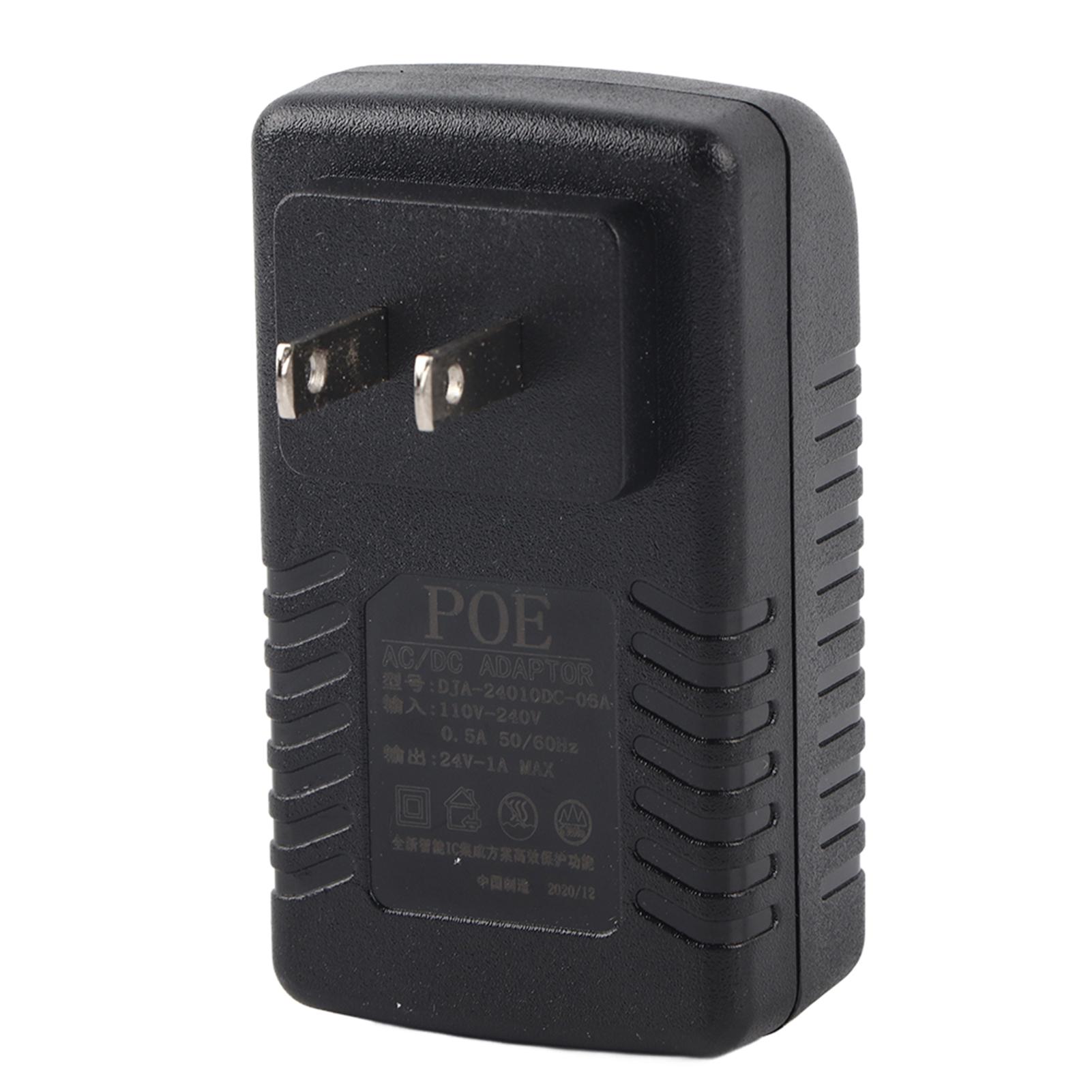 

Інжектор POE DC 24V 1A Вилка адаптера живлення / Додатково
