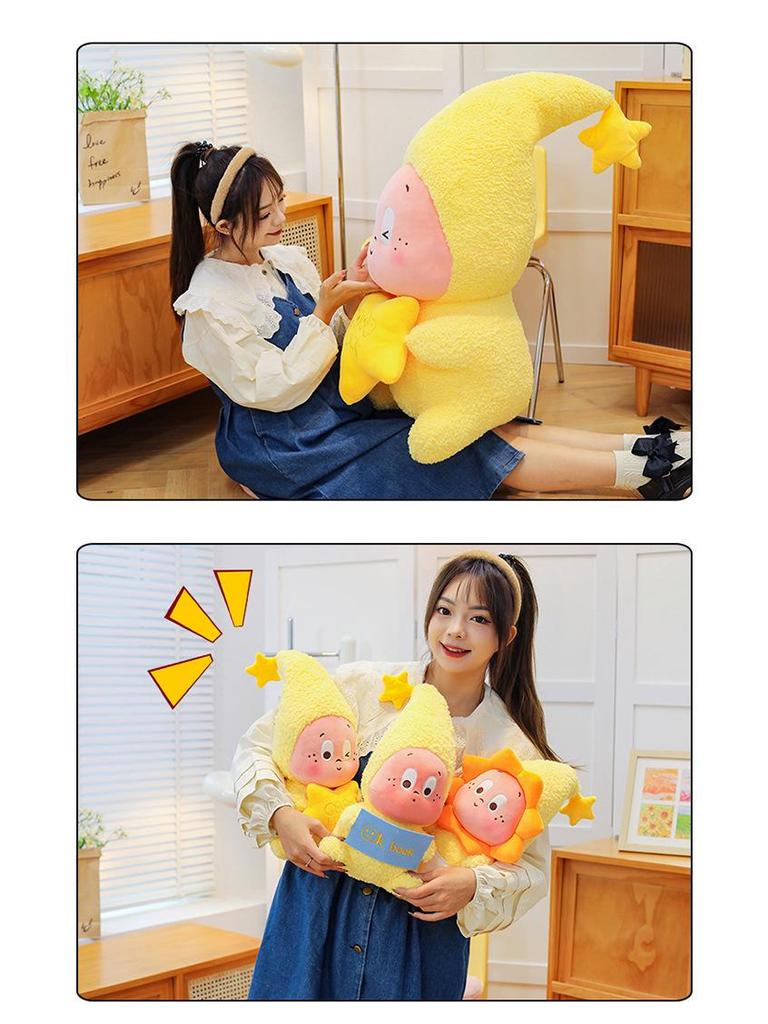 Kreativní série Pop Mart: Polštářek "We Are All Star" - Dětský narozeninový dárek