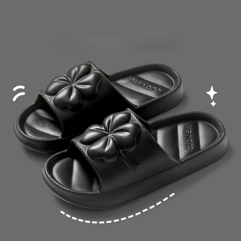 

Comemore Нескользящие мягкие шлепанцы, гибкие удобные сандалии для мужчин и женщин, повседневная обувь для дома и дома, новинка 2024 года, летние парные тапочки 36-37(fit35-36) чёрный