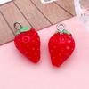 Strawberry Fruit DIY Korean Jewelry: Cute 3D Mini Pendant for Bracelets