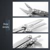 Folding Multifunctional Needle-nose Pliers & Small Knife for Outdoor Camping