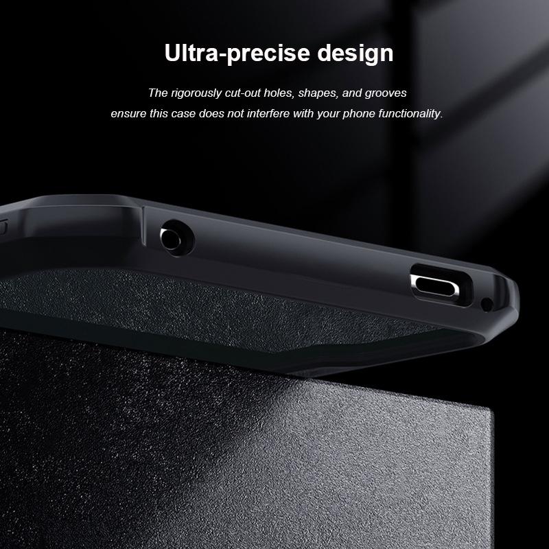 

XUNDD for Asus ROG Phone 5/5s Anti-drop Phone Case Reinforced Four Corner Back Cover Acrylic+TPU Protective Shell Black