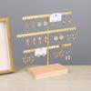 Metal Earrings Display Stand 52 Holes Necklace Bracelet Anklet Stud Holder  Desktop