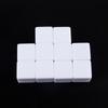 10pcs/pack New Acrylic 19mm White Blank Dice Teaching Props Game Accessories Mathematical Tools Square Corner No.19 Glossy Dice