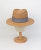 Yunibeosyeolkemiseuteuli Stripe Line Summer Brown Fedora - Big Size Summer Fedora