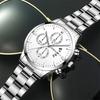 2025 New 40mm Men's Quartz Watches Stainless Steel Silver Business Sports Watches Watch for Men Montre Homme Relogio Masculino