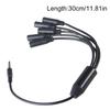 1 In 3/4/5/6 Out 3.5mm AUX Cord Male To Female Stereo AUX Converters Wire Splitter Cable 4-Section for Headphones