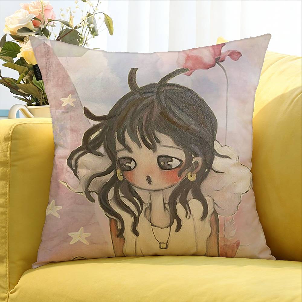 AAya TTakano Art World Various Sizes Square Pillow Case For Car Home Bedchamber Decor