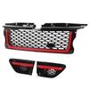 Front Bumper Middle Grille with Side Vents LR006305 Front Upper Bumper Grille Cover for Range Rover Sport L320 2005 To