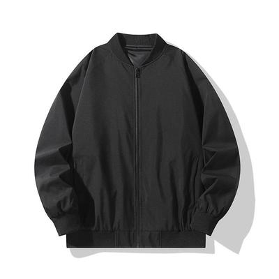 Chaqueta de Hombre Primavera y Otoño Versátil Suelta Cuello de Béisbol Moda Casual Top