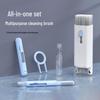 Multifunctional Cleaning Kit: Keyboard Brush, Screen Cleaner, Bluetooth Earphone Pen.