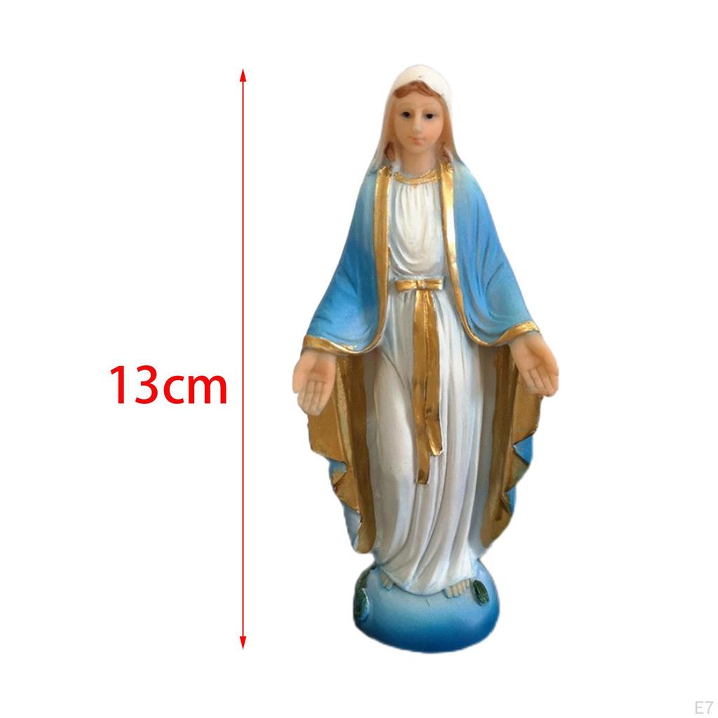 Gesegnete Katholische Skulptur, Religiöse Figur, Kunsthandwerk, Schreibtisch-Dekoration, Marienstatue,