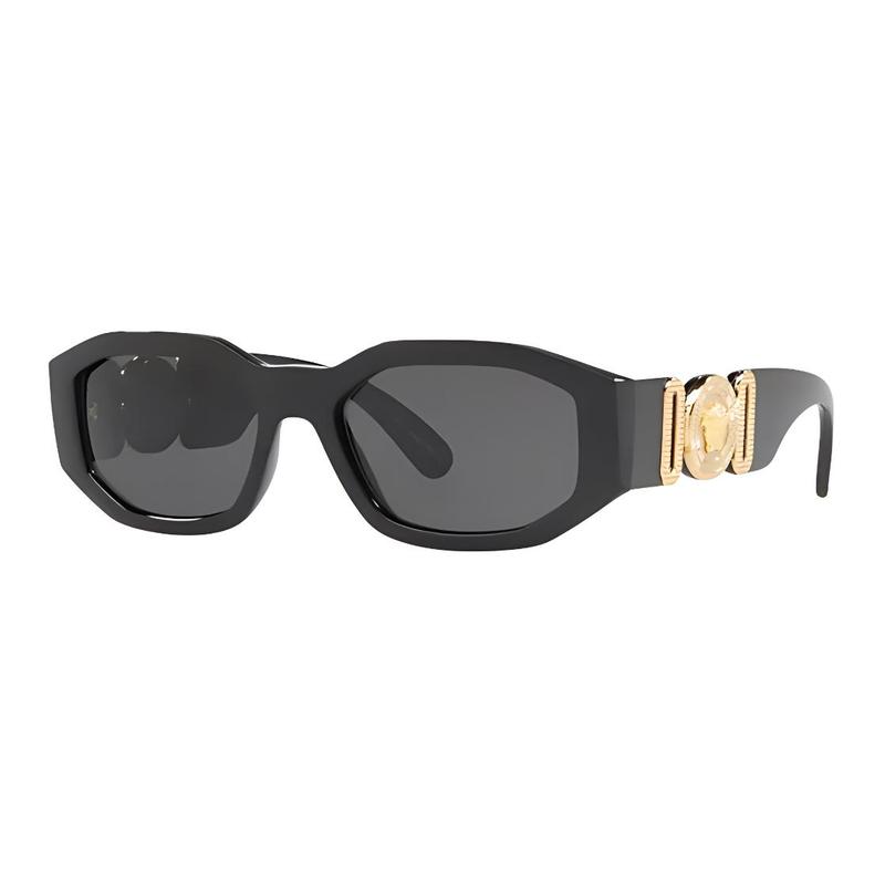 Versace Can Be Equipped with Elegant Temples with Logo, Irregular Shape, Sunglasses, VE4361GB187-4361 GB1/87 European Version 53 Brand Limited