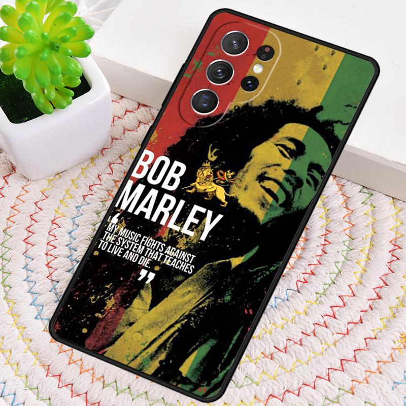 Bob Marley Zitate Rasta Reggae weiche Handyhülle für Samsung Galaxy note 10 pro S26 Ultra S23 S24 FE S25 S21 S22 PLUS Hülle
