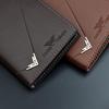 Men's Vertical Soft Leather Wallet - Long, Thin, Multi-Card Slot, Large Capacity, Fashionable
