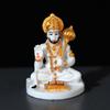 Hanuman Ji Murti for Car Dashboard, Hanuman Idol for Home Pooja with Hanuman Chalisa for Protection from Negative Energy, Good Luck and Success