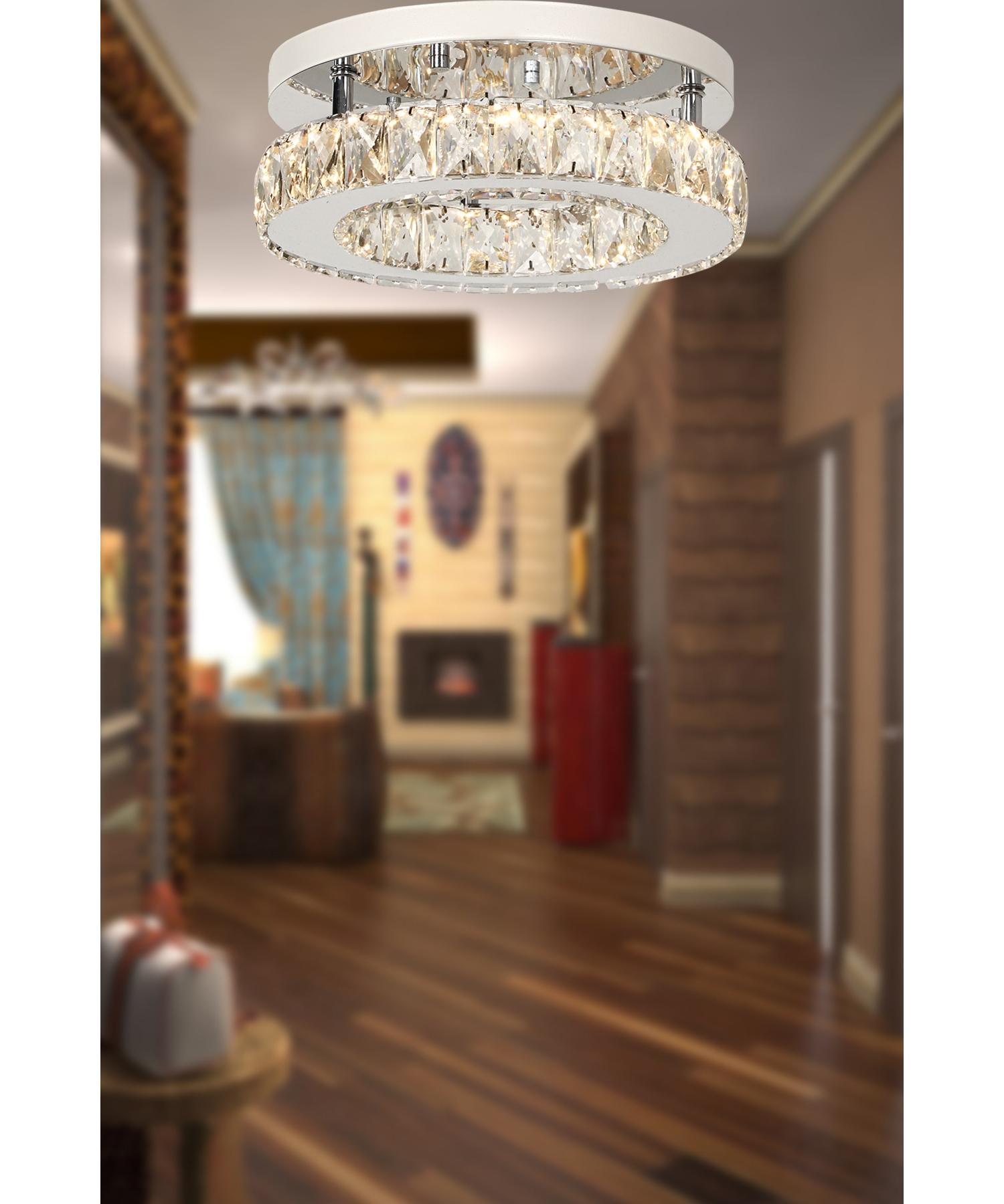 

Хромированная люстра Meric Led