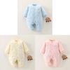 Baby Winter Cotton Romper With Thick Insulation For Newborns And Infants