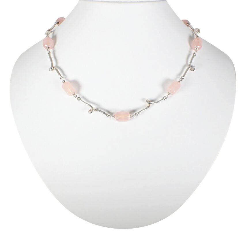

[Used] TIFFANY 925 Rose Quartz Pendant/Necklace/g503-53
