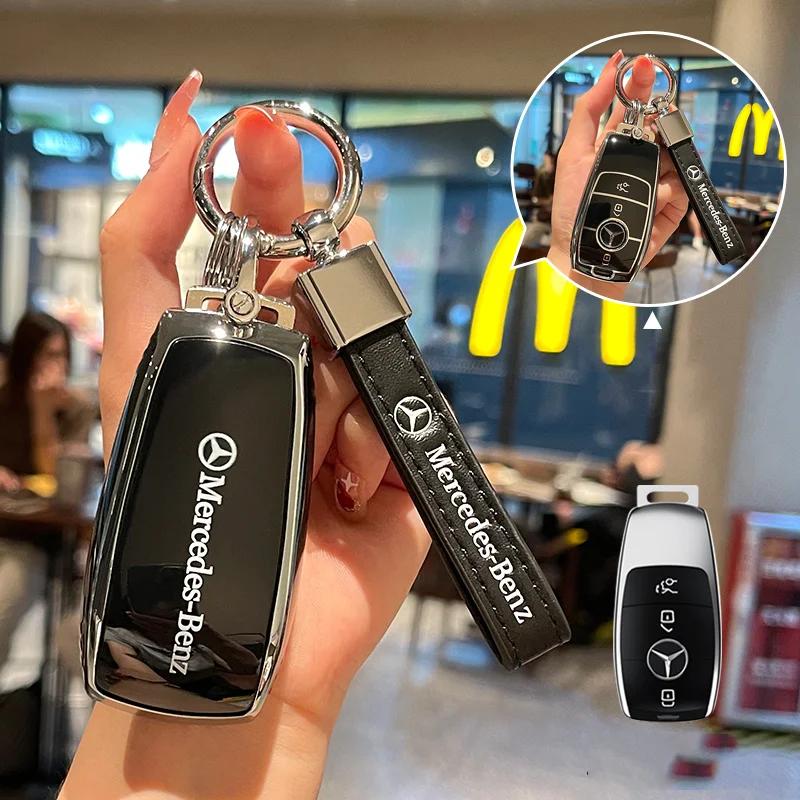 Car Remote Key Case Shell Auto Accessories For Mercedes Benz A B C E S Class W206 W204 W212 W213 W176 GLC CLA AMG W177 W223 S350
