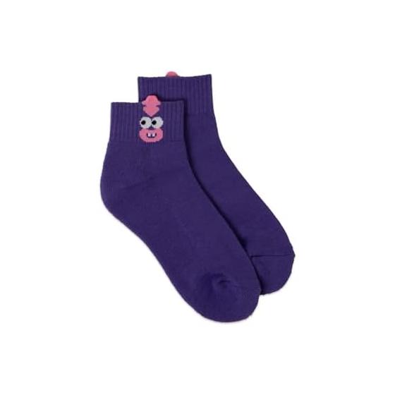[Wego] Monster Ankle Socks, Socks, Colored Socks, Gift, Present, Student, Women s, 23-25cm