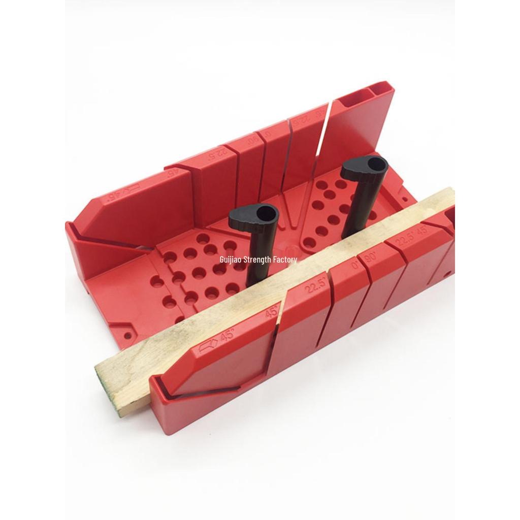DURA 45°/90° Miter Gauge Back Saw Clamp for Woodworking & Baseboard Miters
