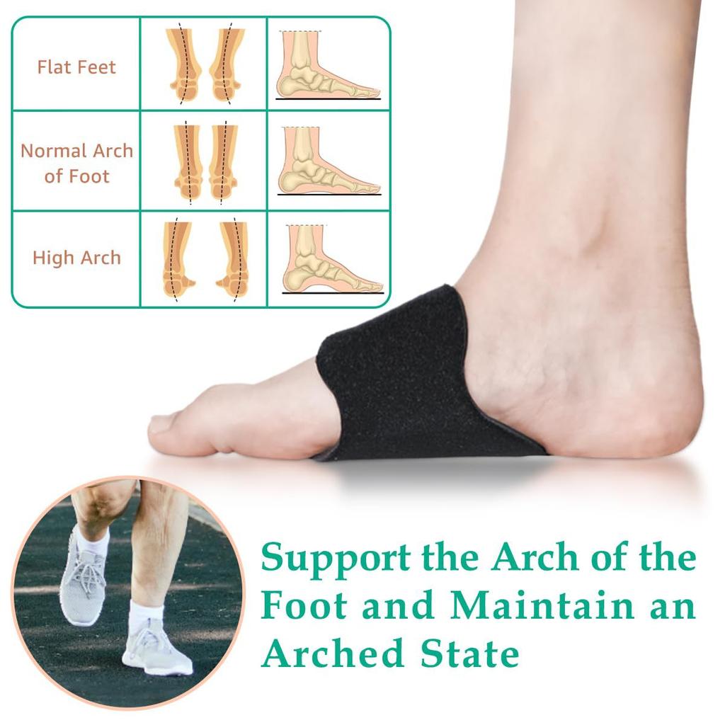 Flat Foot Correction Insole Orthotic Protective Cover Correction Artifact High Arch Support Sole Uneven Wear Arch Pad