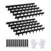 Galvanized Steel Landscape Edging, 10-Pack 1016 X 114 Mm Metal Edging for Landscaping with 11 Mounting Clips, Heavy Duty Metal Garden Edge Border for