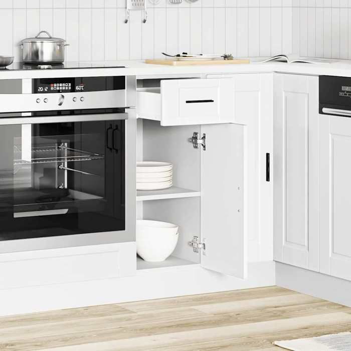 VidaXL Kitchen Cabinet Porto White Engineered Wood 853937